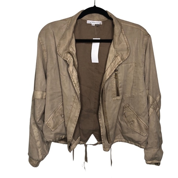 Tan Utility Jacket - Picture 2 of 9